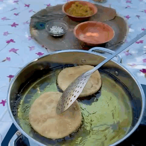 Kachori (2 pcs) and Aloo Sabji
