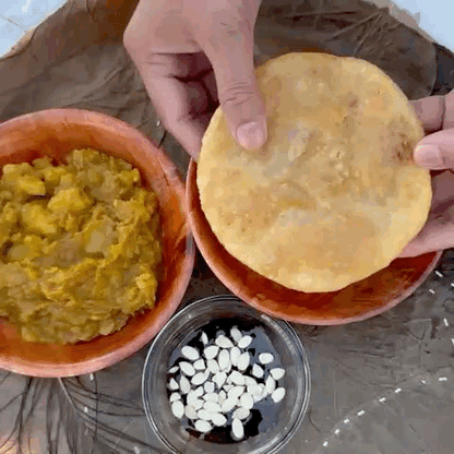 Kachori (2 pcs) and Aloo Sabji